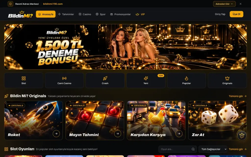 Platform içindeki Resmî Adresler sayfasının masaüstü görünümü; adresler durum etiketleriyle listeli